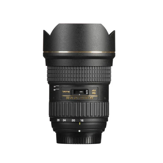 Used Tokina AT-X 16-28mm f/2.8 Pro FX wide-angle lens for Canon DSLR cameras