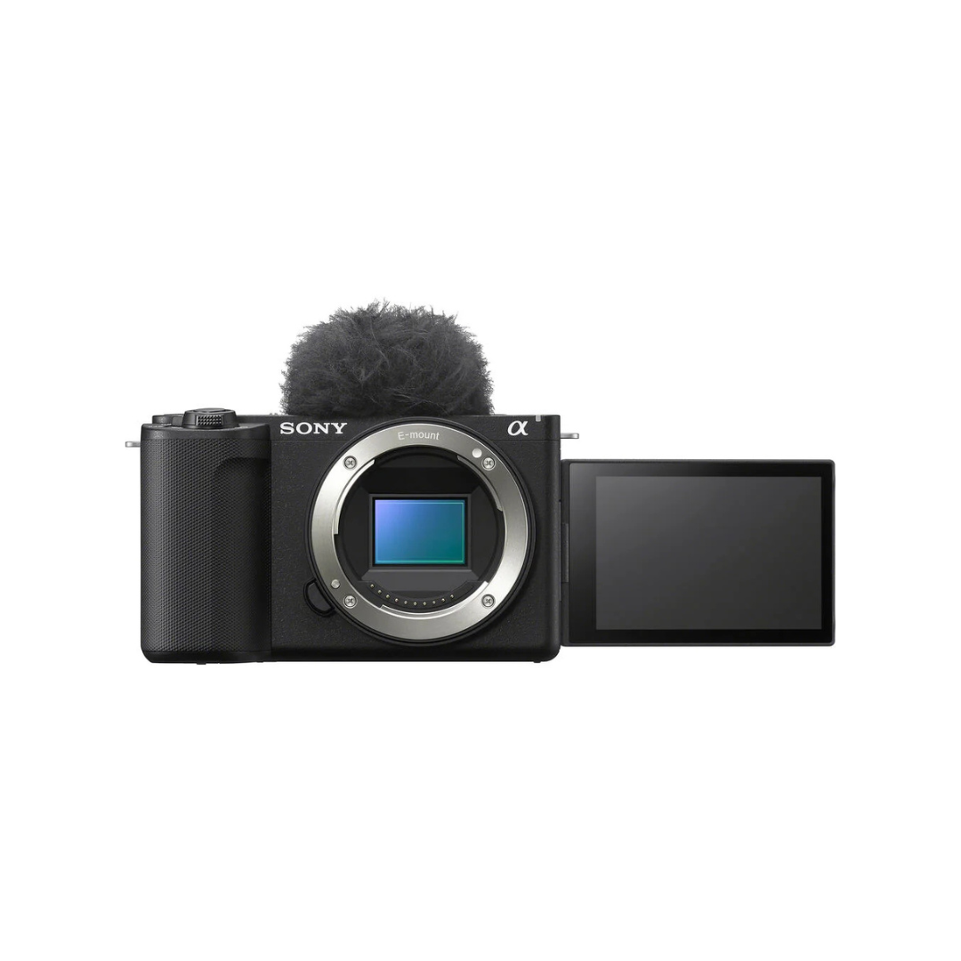 Sony ZV-E10 II Mirrorless Camera Body Only in Black – Front View
