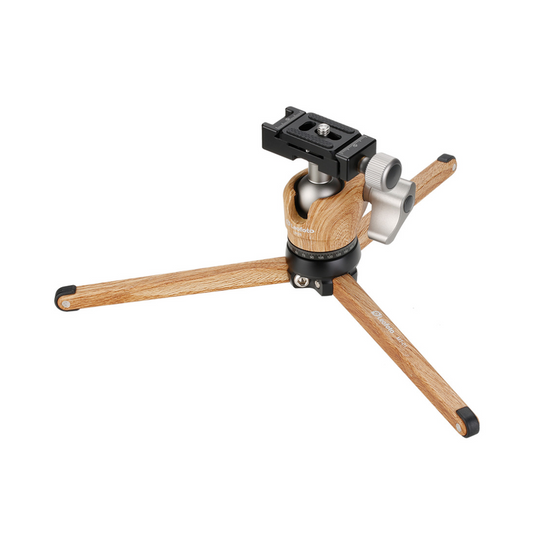 Leofoto MT-01 Mini Tripod with LH-25 Ball Head Wooden