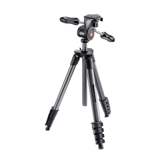 Manfrotto Compact Advanced Aluminum Tripod (Black)