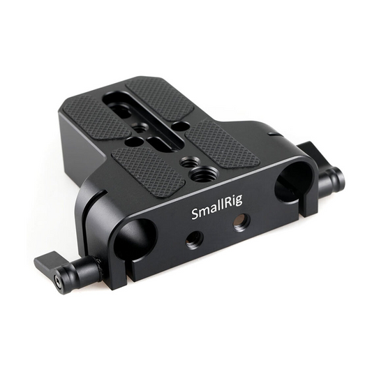 SmallRig Compact Camera Baseplate with 15mm LWS Rod Clamp