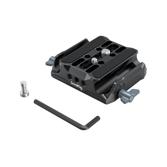 SmallRig Universal Camera Baseplate with 15mm LWS Rod Clamp