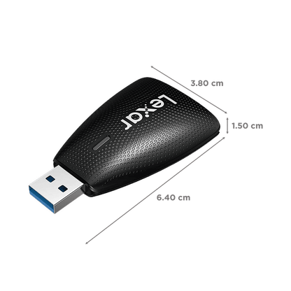 Lexar® Multi-Card 2-in-1 USB 3.1 Reader, support SD™ and microSD™ UHS-II cards