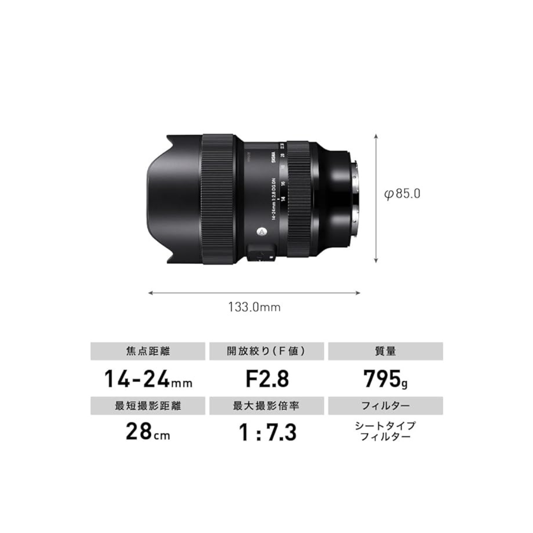 USED | Sigma 14-24mm f/2.8 DG DN Art Lens for Sony E Mount