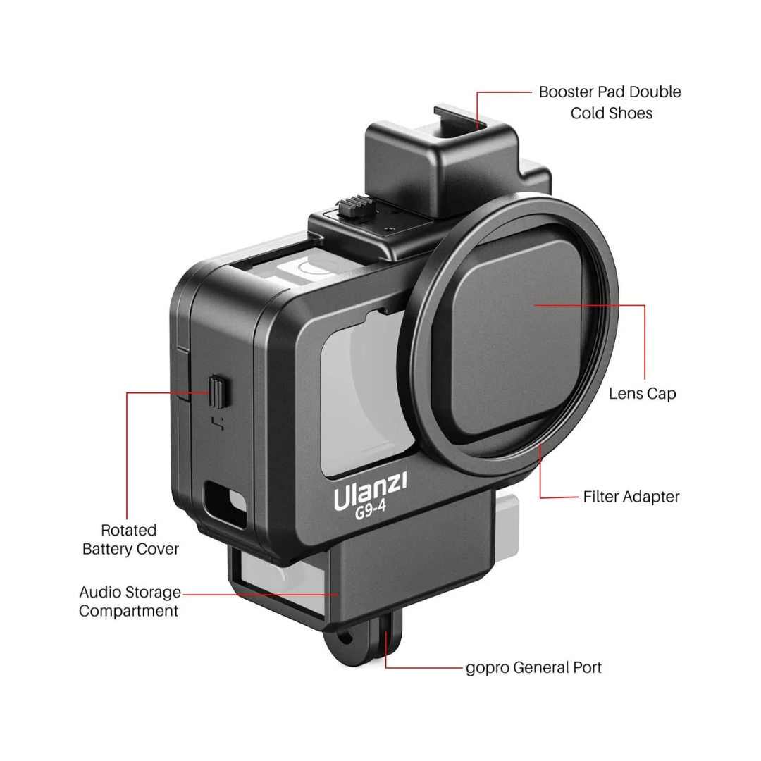 Ulanzi G9-4 Go Pro 9, 10, 11 Plastic Camera Cage