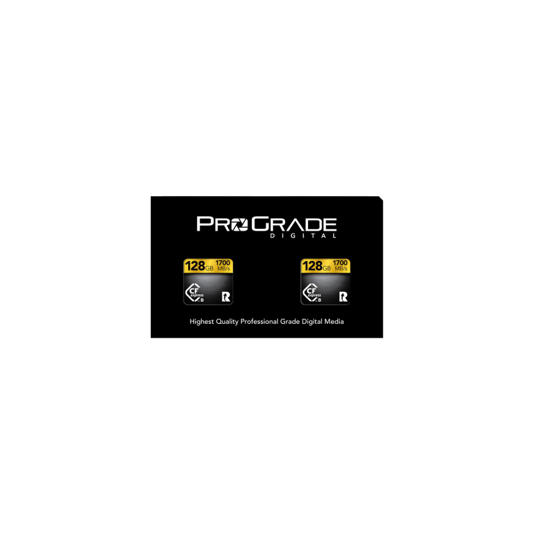 PROGRADE Digital 128GB CFexpress 2.0 memory Card 2-Pack