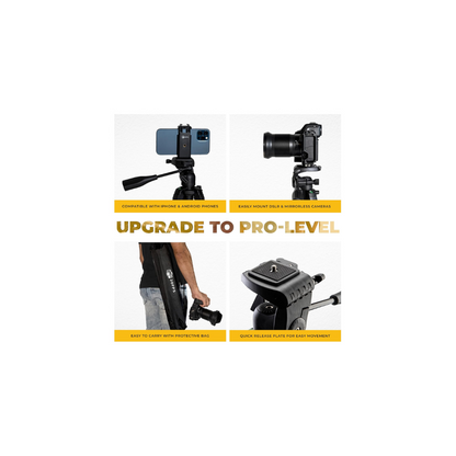 TR-01 Professional Aluminium Tripod with Mobile - 20FPS