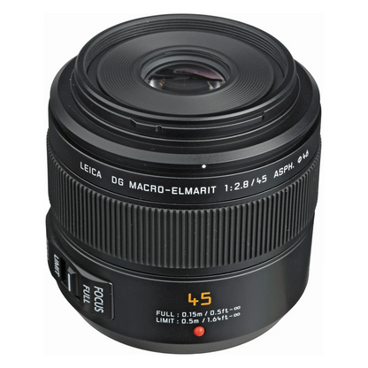 USED | Panasonic Leica DG Macro-Elmarit 45mm f/2.8 ASPH. MEGA O.I.S. Lens