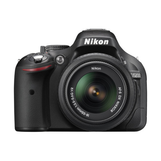 USED | Nikon D5200 DSLR Camera with 18-55mm Lens (Black)