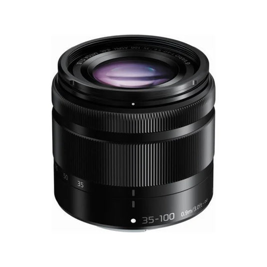 Panasonic Lumix G Vario 35-100mm f4-5.6 ASPH MEGA OIS macro Four Thirds lens black