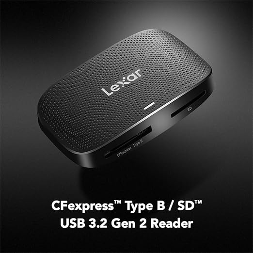 Lexar® Professional CFexpress™ Type B / SD™ UHS-II USB 3.2 Gen2 Reader