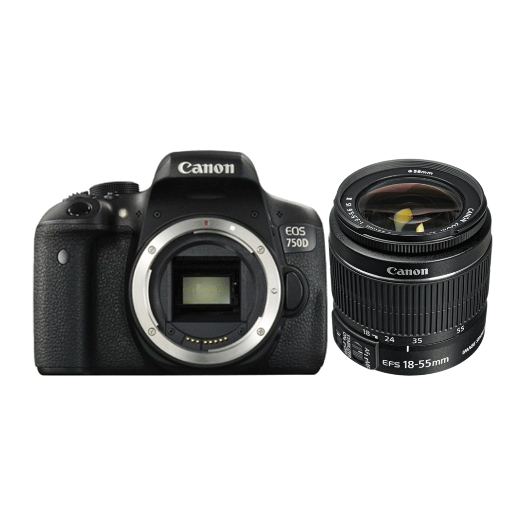 Used Canon EOS 750D DSLR Camera with EF-S 18-55mm f/3.5-5.6 IS II Lens available at Camera Club