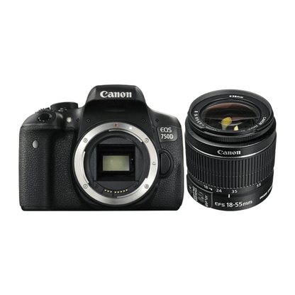 Used Canon EOS 750D DSLR Camera with EF-S 18-55mm f/3.5-5.6 IS II Lens available at Camera Club
