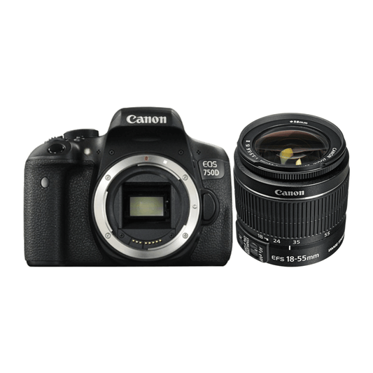 Used Canon EOS 750D DSLR Camera with EF-S 18-55mm f/3.5-5.6 IS II Lens available at Camera Club