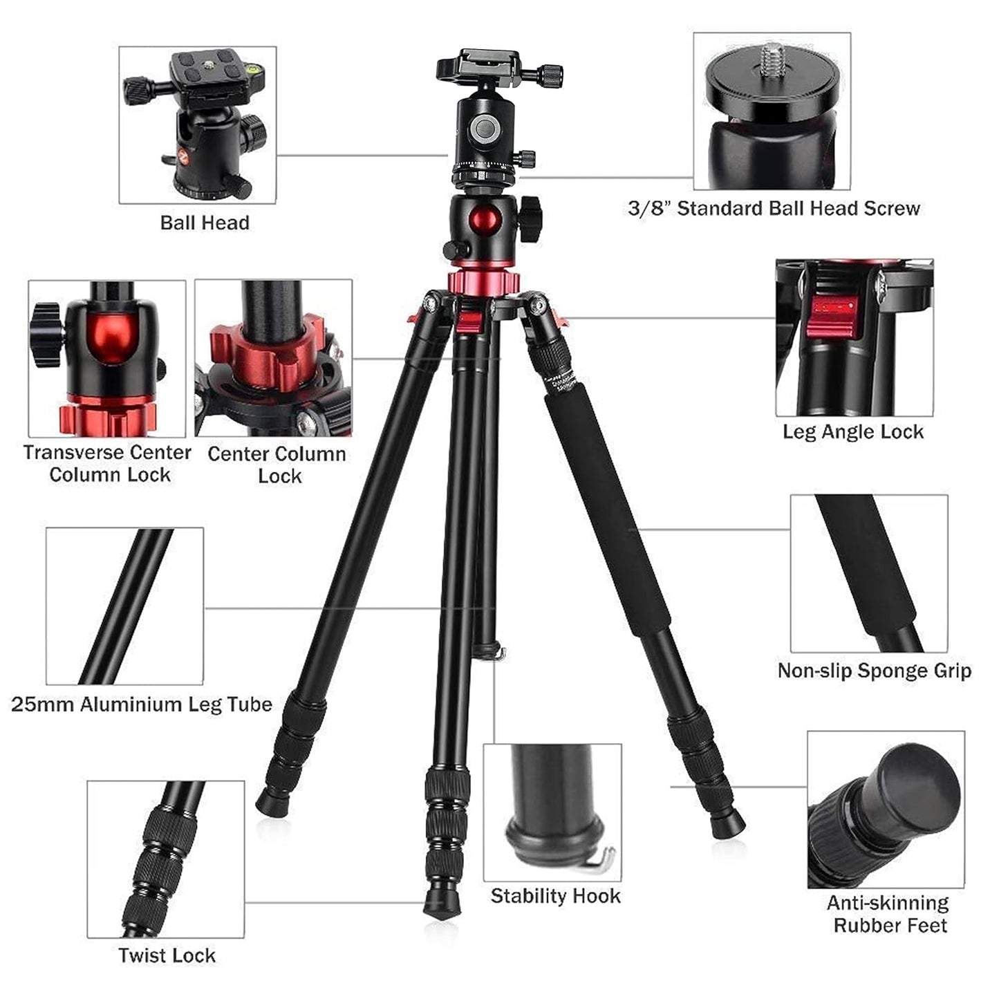 HIFFIN HF-550 TRIPOD