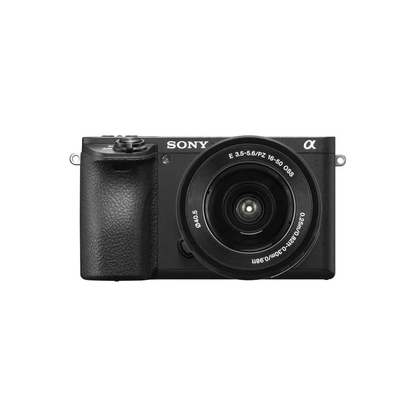 Used Sony Alpha ILCE-6500 mirrorless camera with E PZ 16-50mm f/3.5-5.6 OSS lens available at Camera Club