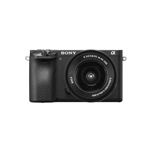 Used Sony Alpha ILCE-6500 mirrorless camera with E PZ 16-50mm f/3.5-5.6 OSS lens available at Camera Club