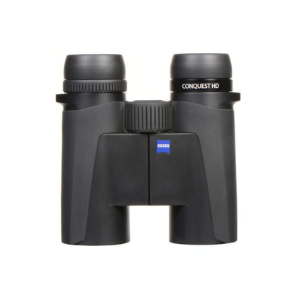 Unboxed ZEISS Conquest HD 8x32 binoculars with HD optics, compact design, and bright, sharp viewing for birdwatching, wildlife observation, travel, and outdoor adventures.
