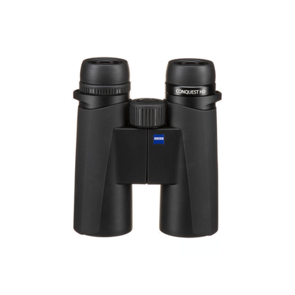 Unboxed ZEISS Conquest HD 8x42 binoculars with premium HD optics for birdwatching, wildlife observation, hunting, travel, and outdoor adventures, available at Camera Club.