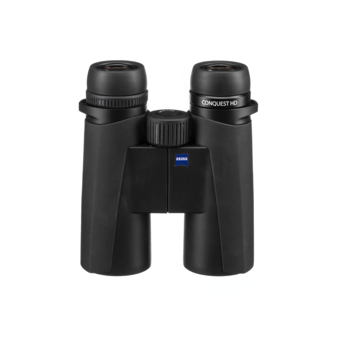 Unboxed ZEISS Conquest HD 10x42 Binoculars with premium optics for birdwatching, wildlife observation, hunting, and outdoor adventures, available at Camera Club.