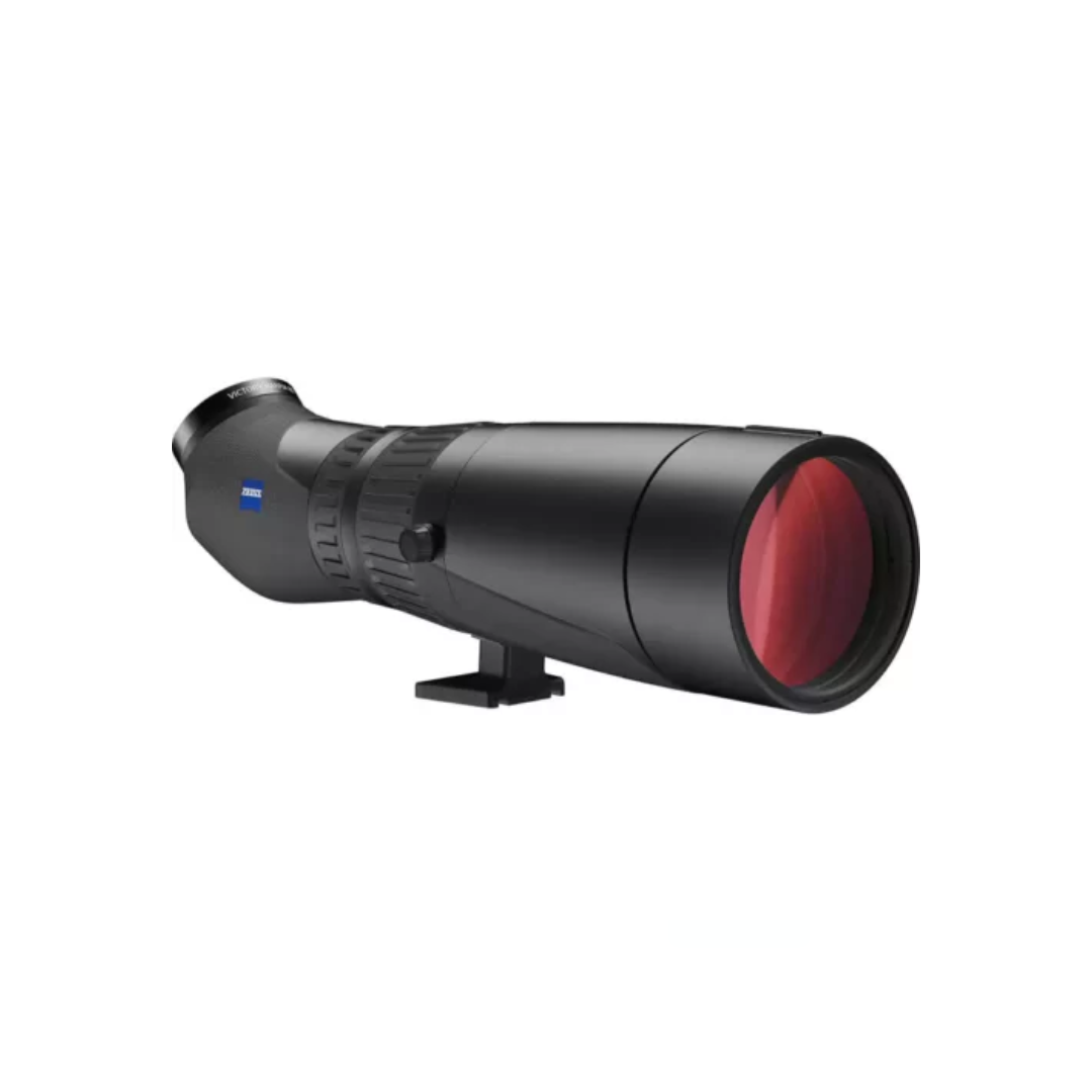 Unboxed ZEISS Victory Harpia 85 Angled Spotting Scope with premium optics for birdwatching, wildlife observation, and long-range viewing, available at Camera Club.