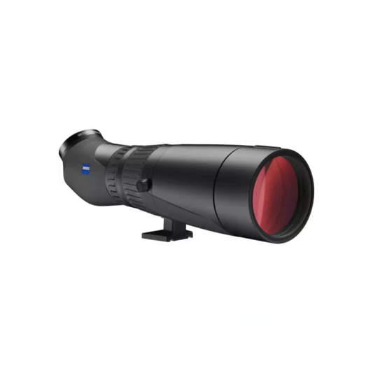 Unboxed ZEISS Victory Harpia 85 Angled Spotting Scope with premium optics for birdwatching, wildlife observation, and long-range viewing, available at Camera Club.