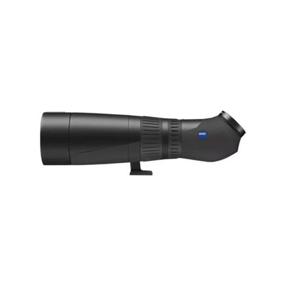 Unboxed ZEISS Victory Harpia 85 Angled Spotting Scope with premium optics for birdwatching, wildlife observation, and long-range viewing, available at Camera Club.