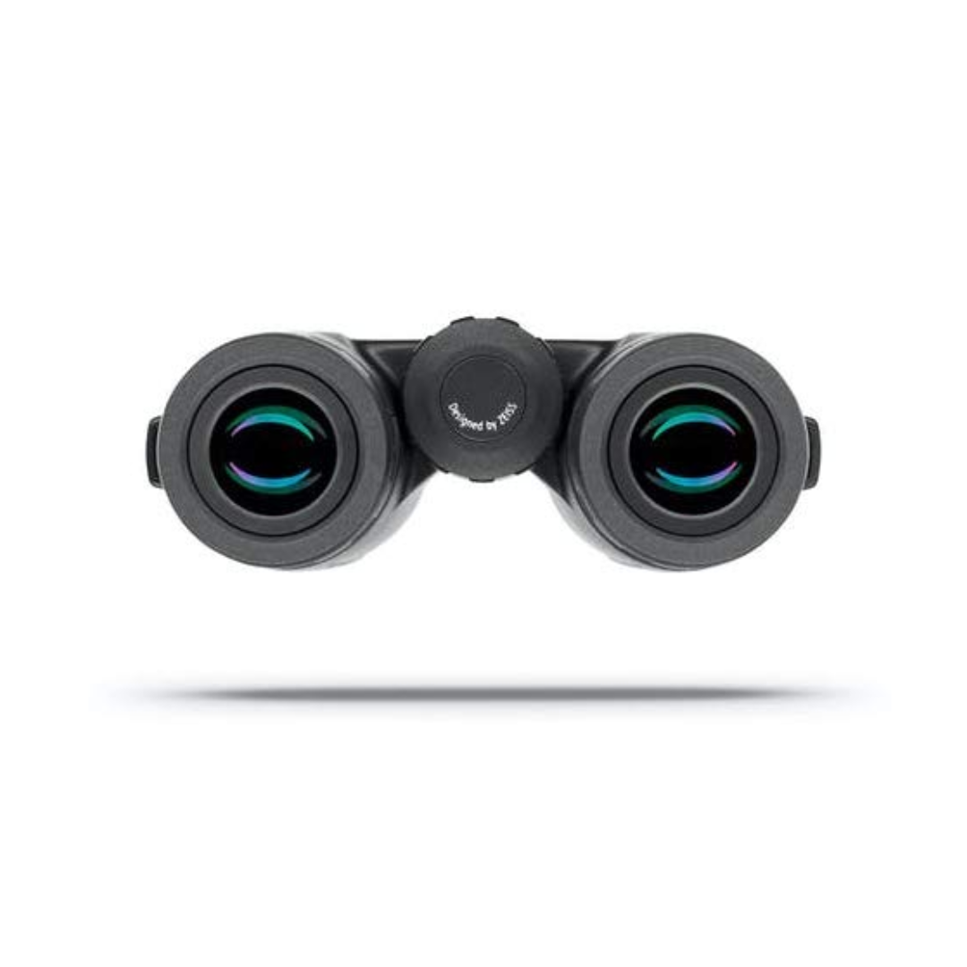 Demo ZEISS Terra ED 8x42 Binoculars in Black/Black with ED glass optics for bright, sharp viewing. Available at Camera Club.