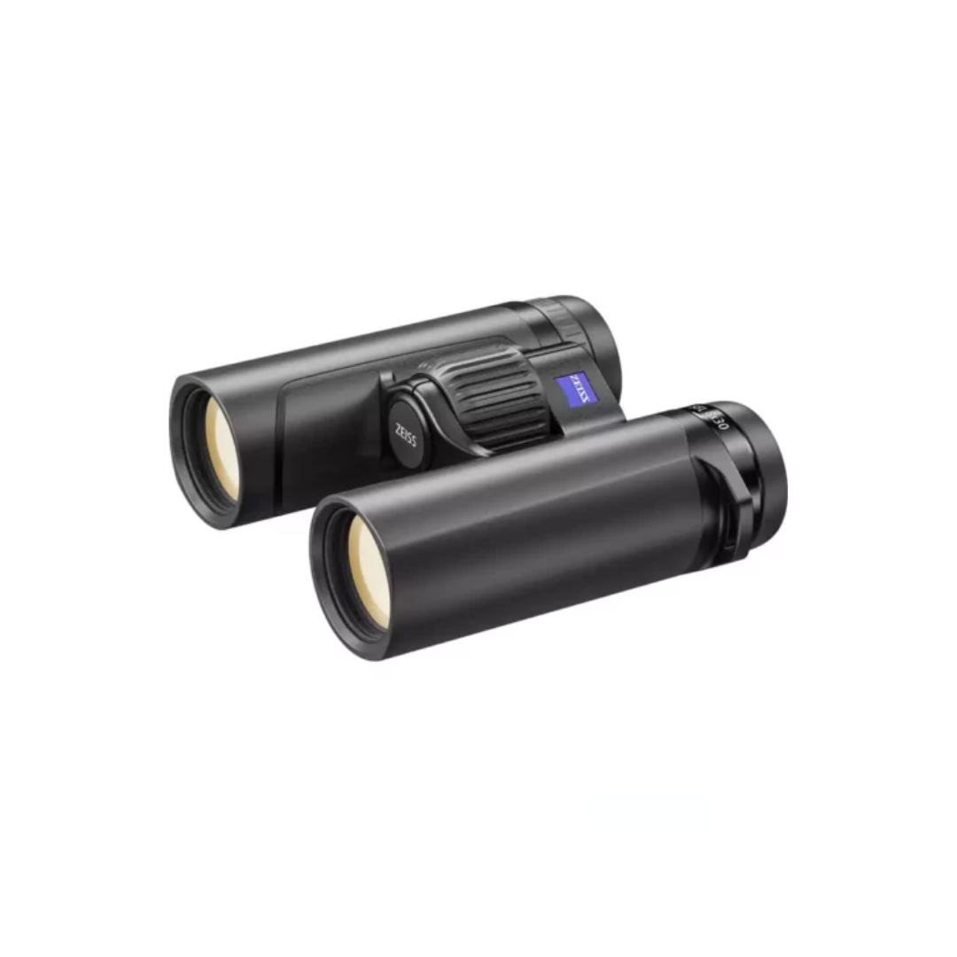 Demo ZEISS SFL 8x30 Binoculars featuring lightweight design, premium optics, and 8x magnification for birdwatching, wildlife observation, travel, and outdoor adventures.