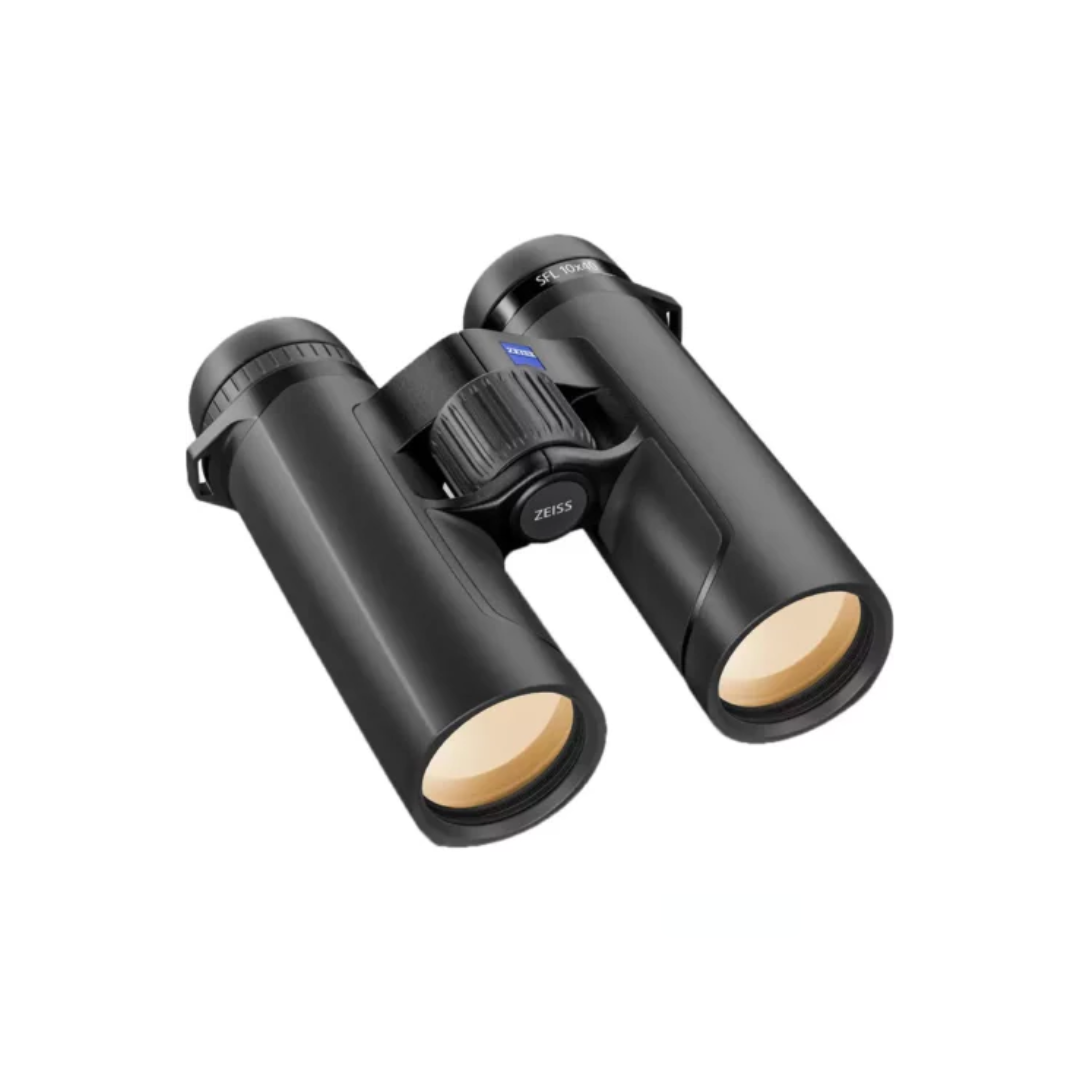 Demo ZEISS SFL 10x40 Binocular with lightweight design, premium optics, 10x magnification, and bright image quality for birding, wildlife observation, and outdoor use.
