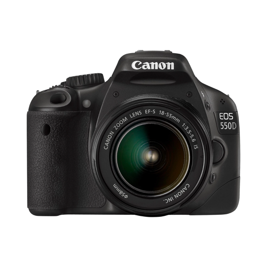 USED I Canon EOS 550D 18MP DSLR Camera with EF-S 18-55mm Kit Lens
