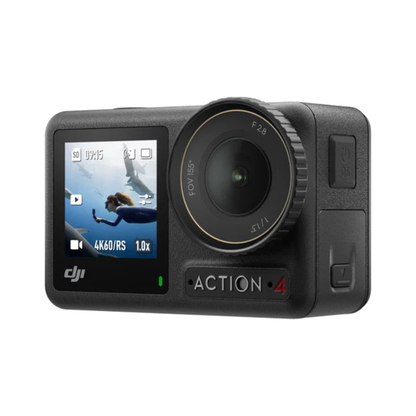DJI Osmo Action 4 Adventure Combo camera with accessories