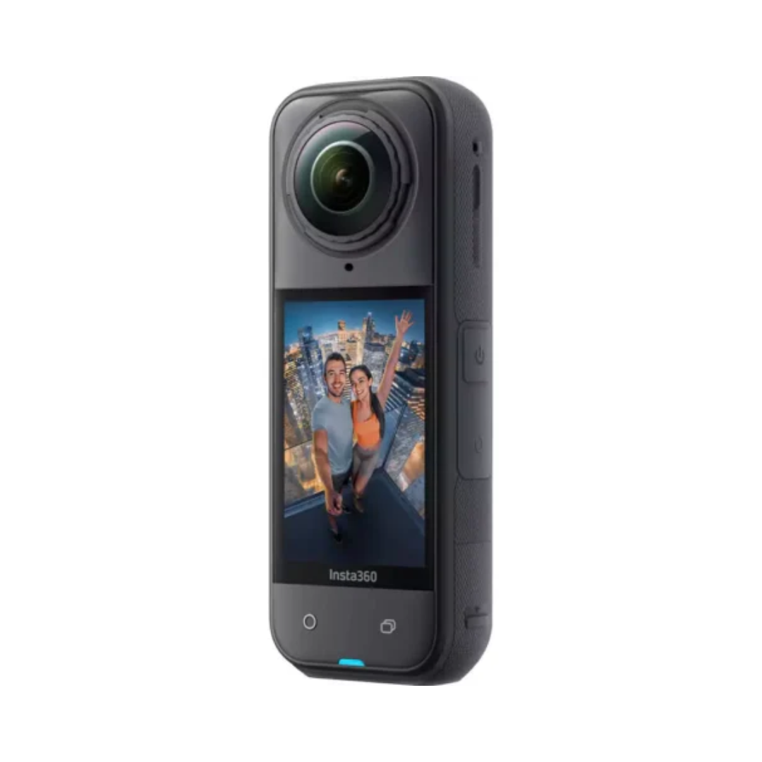 INSTA360 X5 360-degree action camera with sleek design and high-resolution capture