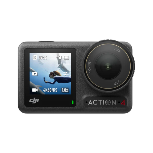 DJI Osmo Action 4 Adventure Combo camera with accessories