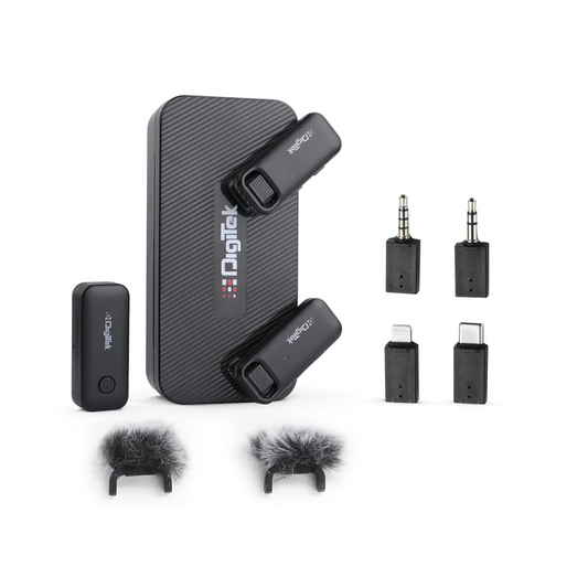 UNBOXED | Digitek DWM-106 2-in-1 Wireless Microphone System