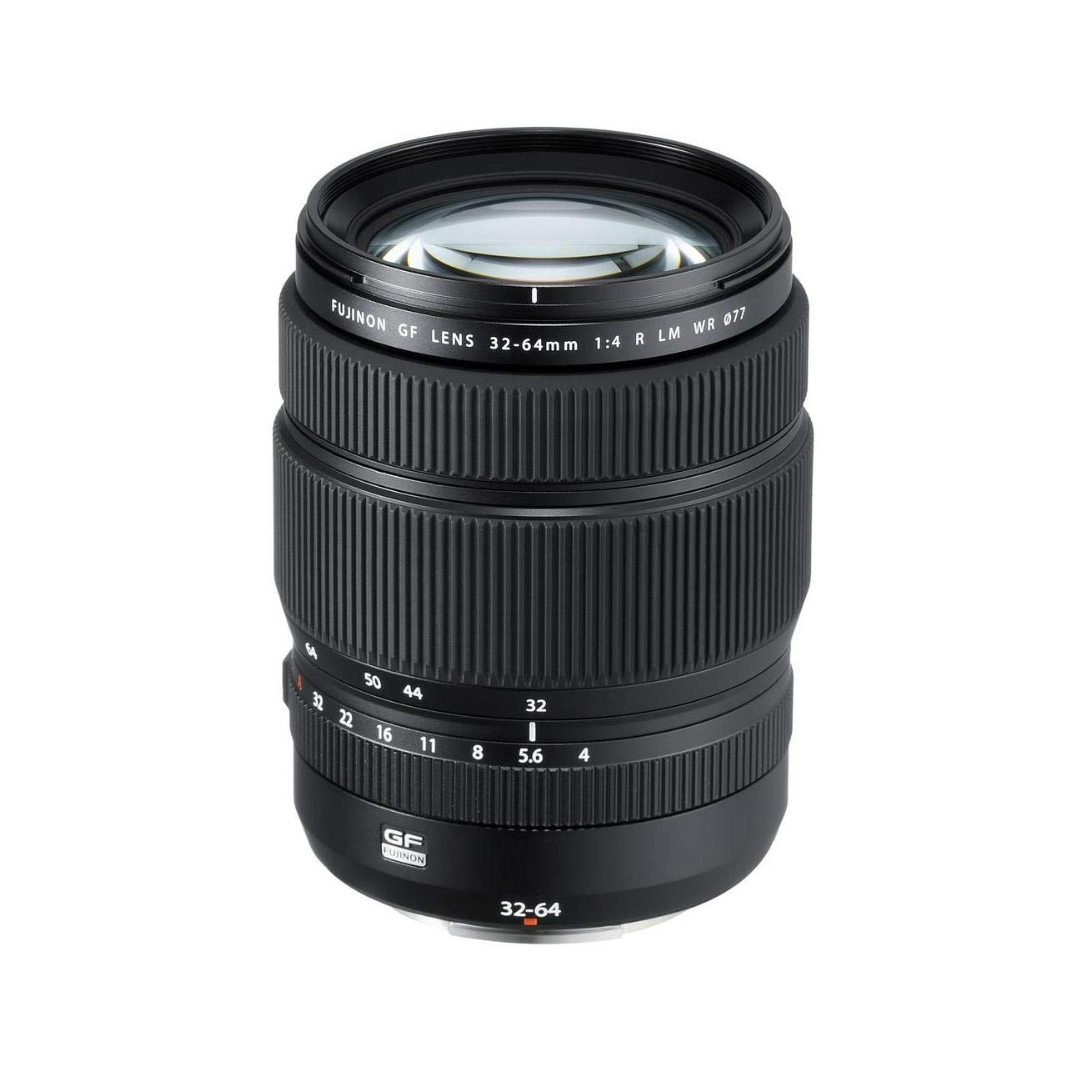 Fujifilm GF 32-64mm f/4 R LM WR standard zoom lens for GFX medium format camera