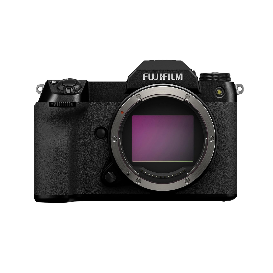 Fujifilm GFX series medium format mirrorless camera body high resolution professional camera