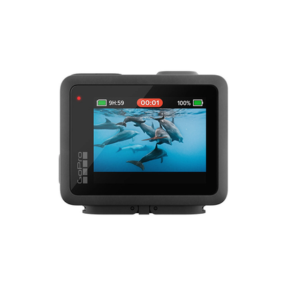 GoPro HERO compact waterproof action camera with 4K Ultra HD video recording and touch screen