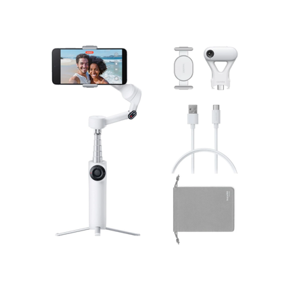 UNBOXED Insta360 Flow 2 AI Tracker Bundle 3-Axis Smartphone Gimbal