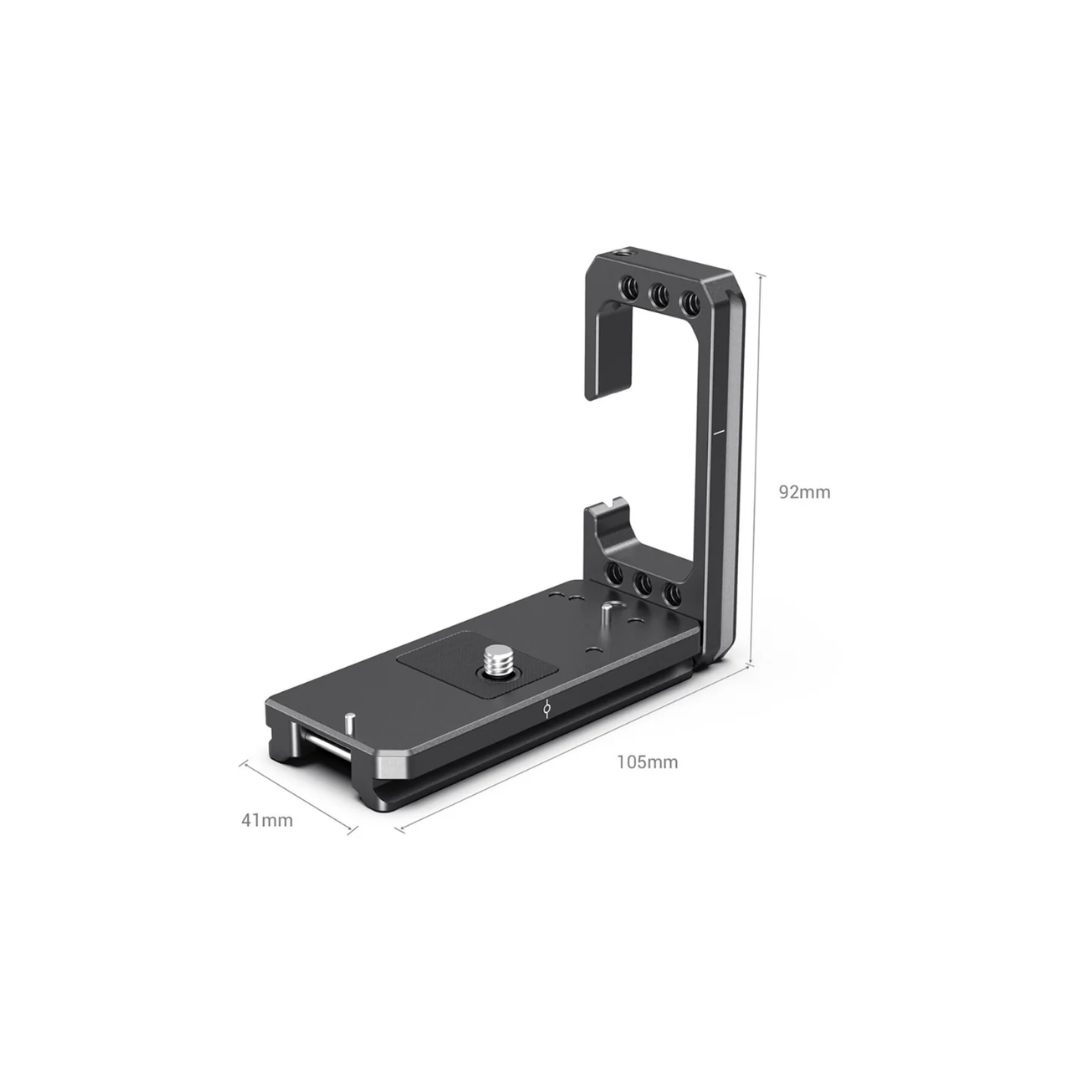 SmallRig L-Bracket mounted on Canon EOS R5 and R6 mirrorless camera body