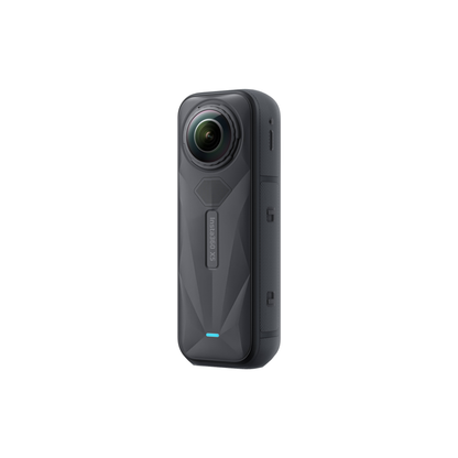 Insta360 X5 Motorcycle Bundle 360 action camera with motorcycle mounting accessories and stabilization kit available at Camera Club India