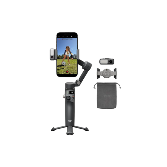 DJI Osmo Mobile 8 3-Axis Smartphone Gimbal Stabilizer for smooth mobile video recording available at Camera Club