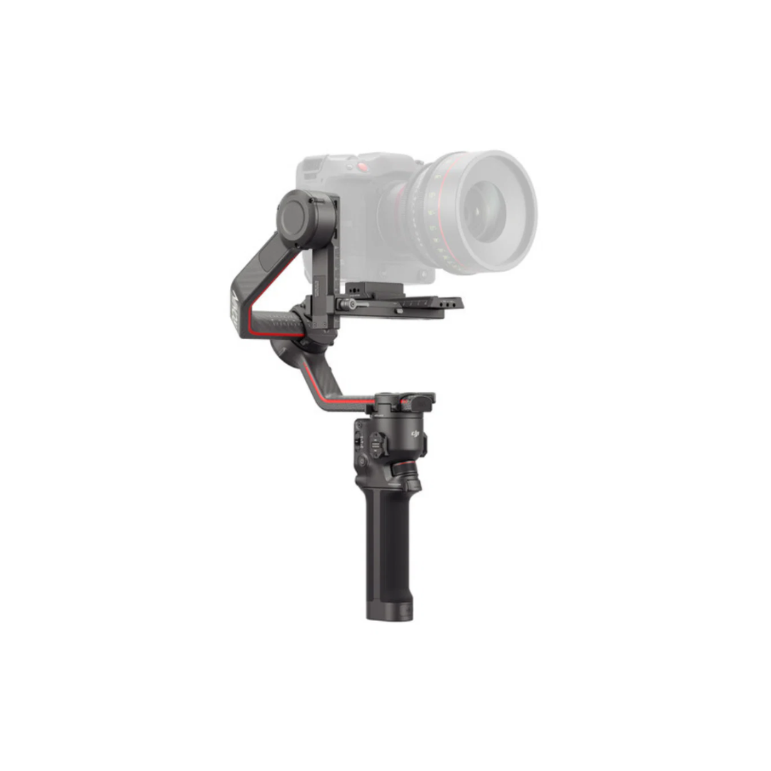 DJI RS 3 Pro handheld 3-axis gimbal stabilizer for professional mirrorless and cinema camera filmmaking setups
