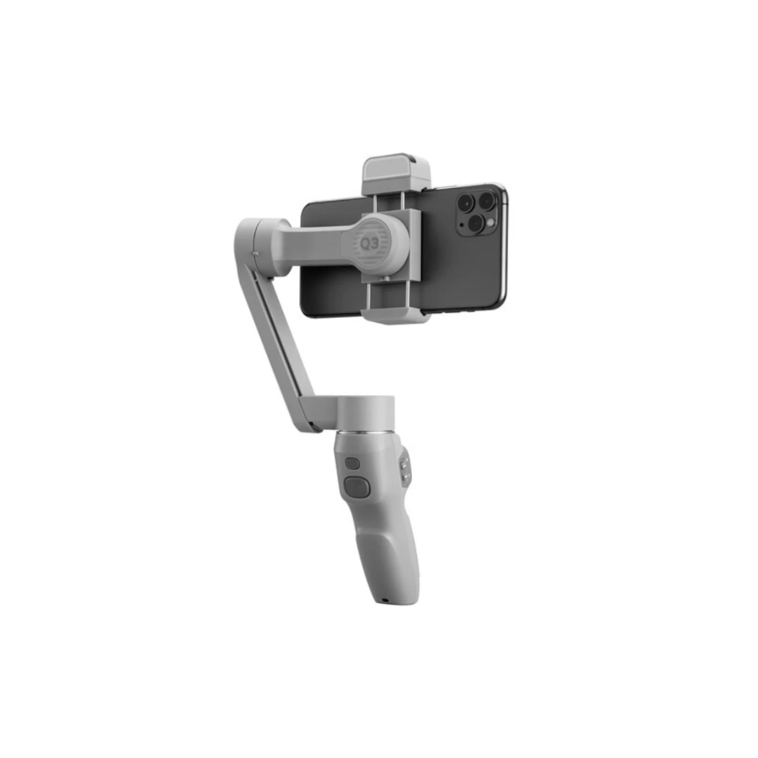 UNBOXED Zhiyun Smooth Q3 3-Axis handheld smartphone gimbal stabilizer for mobile video shooting at Camera Club