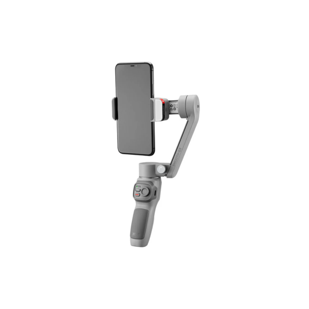 UNBOXED Zhiyun Smooth Q3 3-Axis handheld smartphone gimbal stabilizer for mobile video shooting at Camera Club