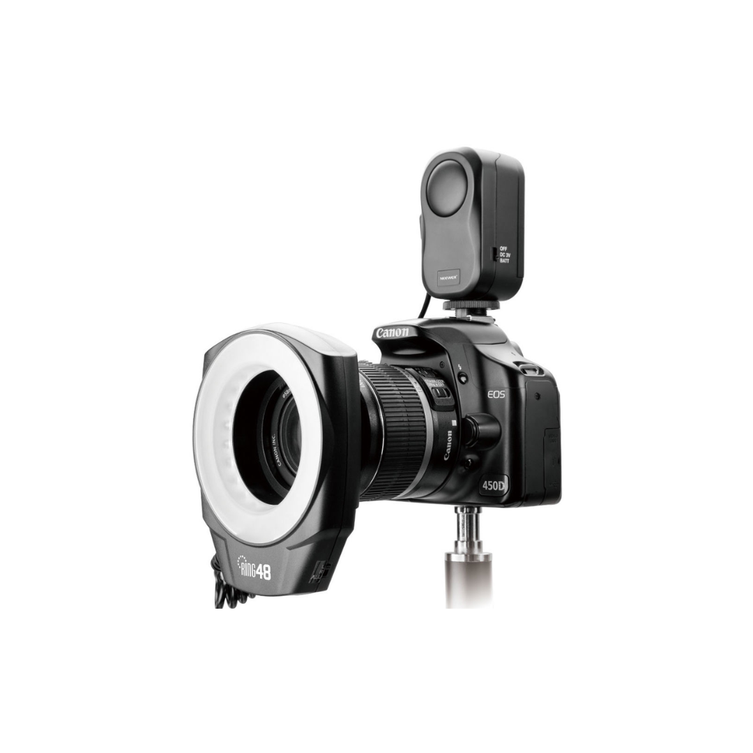 Unboxed Godox Ring48 LED continuous photography ring light for video and studio lighting available at Camera Club India.