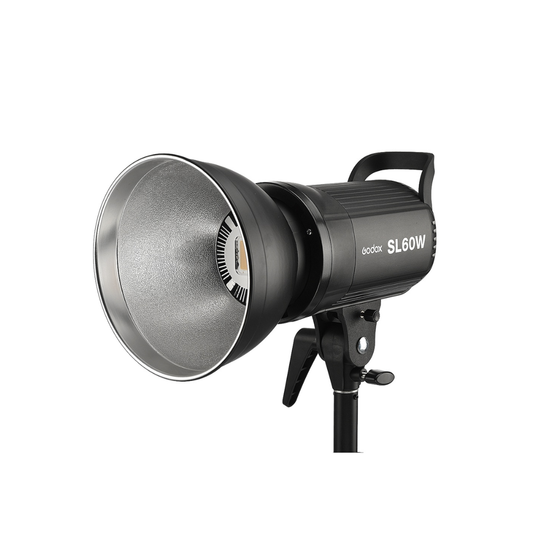Unboxed Godox SL60W continuous LED photography and video light for studio lighting setup at Camera Club