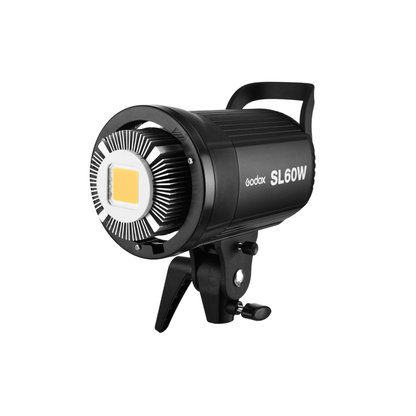 Unboxed Godox SL60W continuous LED photography and video light for studio lighting setup at Camera Club