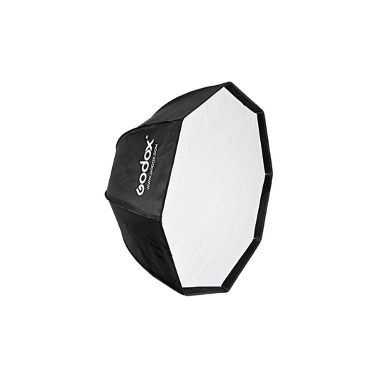 Unboxed Godox SB-UBW120 parabolic softbox for studio photography lighting setup
