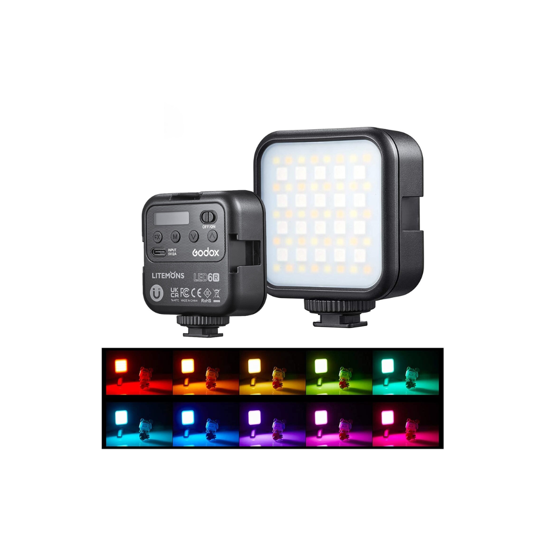 Unboxed Godox VK3-LT vlogging kit showing microphone, light and accessories for content creation